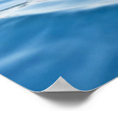 Golven Ocean Zee Natuur Blauw Water Surface Beach Poster (Hoek)