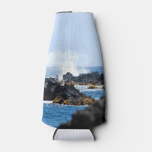 Golven op de kust van Maui Flesjeskoeler (Voorkant)