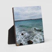 golven op de oceaan, fotoplaat (Voorkant)
