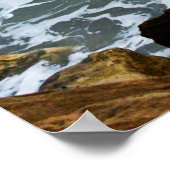 golven op de oceaan, poster (Hoek)