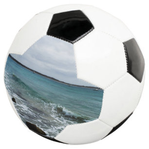golven op de oceaan, voetbal