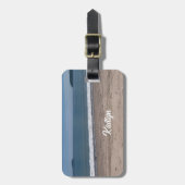 Golven op de strandbagagelabel bagagelabel (Voorkant verticaal)