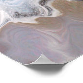 golven op het strand poster (Hoek)