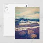 Golven op het superieure meer briefkaart (Voorkant / Achterkant)