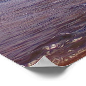 Golven op het superieure meer poster (Hoek)