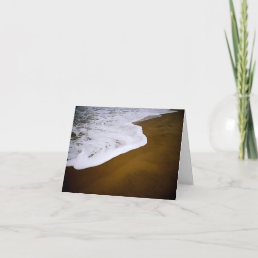 Golven op Rode Zand Bedankkaart (Voorkant)