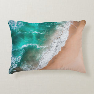 Golven op Sandy Beach Accent Kussen
