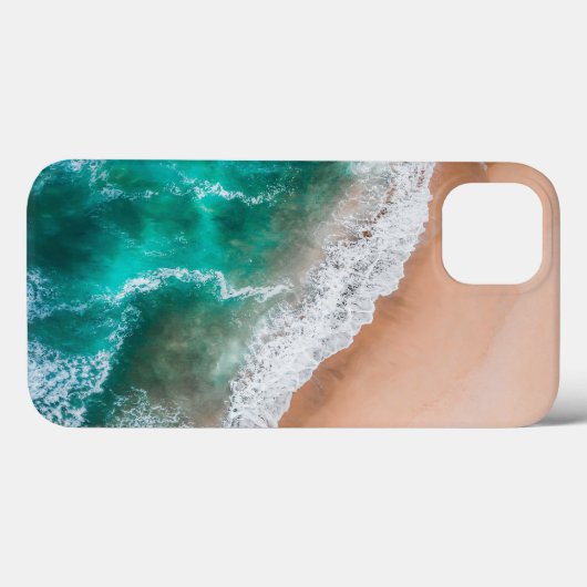 Golven op Sandy Beach Case-Mate iPhone Case (Achterkant (horizontaal))