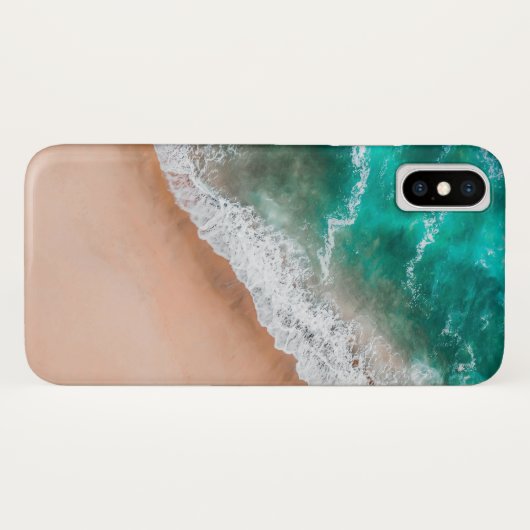 Golven op Sandy Beach Case-Mate iPhone Case (Achterkant (horizontaal))
