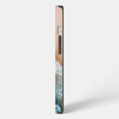Golven op Sandy Beach iPhone Hoesje (Linkerkant)
