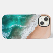 Golven op Sandy Beach iPhone Hoesje (Achterkant horizontaal)