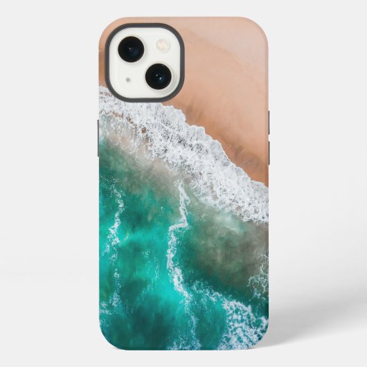Golven op Sandy Beach iPhone Hoesje (Achterkant)