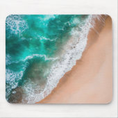 Golven op Sandy Beach Muismat (Voorkant)