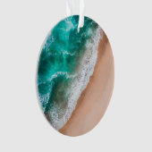 Golven op Sandy Beach Ornament (voorkant)