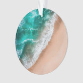 Golven op Sandy Beach Ornament (voorkant)