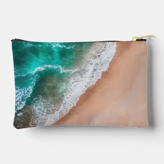 Golven op Sandy Beach Persoonlijk Etui (Achterkant)