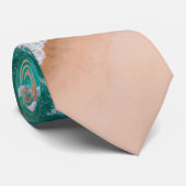 Golven op Sandy Beach Persoonlijk Stropdas (Opgerold)