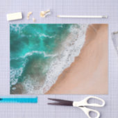 Golven op Sandy Beach Tissuepapier (Craft)