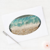 Golven Ovale Sticker (Envelop)