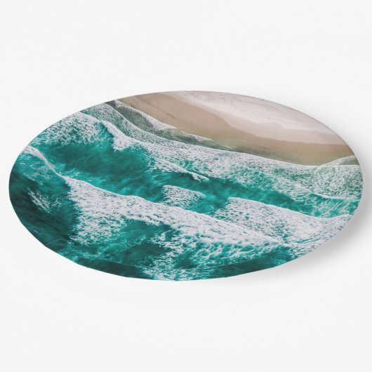 Golven Papieren Bordje (Gekanteld)