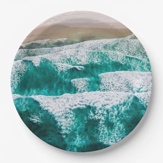 Golven Papieren Bordje (Voorkant)