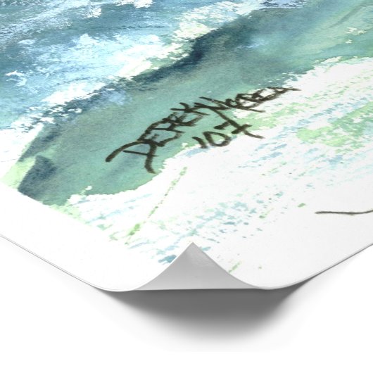 golven poster (Hoek)