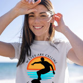 Golven roepen dat ik moet gaan surven  grafisch t-shirt