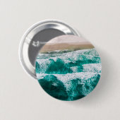 Golven Ronde Button 5,7 Cm (Voorkant /achterkant)