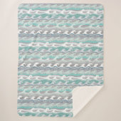 golven sherpa deken (Voorkant)