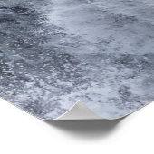 Golven slaan over in de winter poster (Hoek)