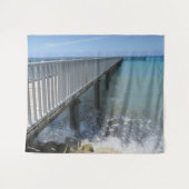 Golven splitsen op het ontwerp van de Wit Wandkleed (Voorkant (horizontaal))