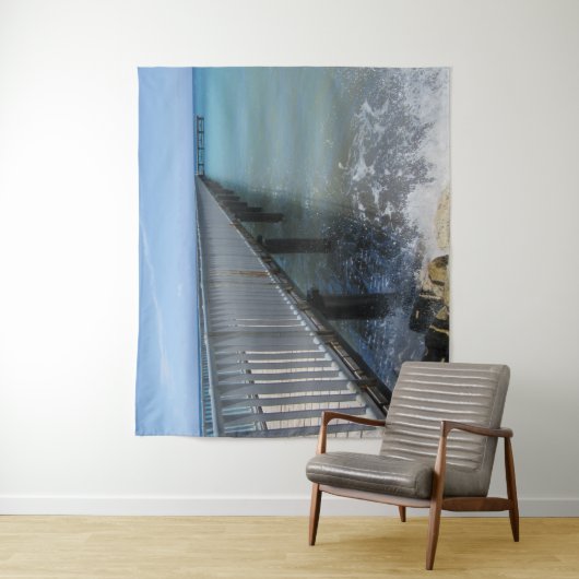 Golven splitsen op het ontwerp van de Wit Wandkleed (In situ)