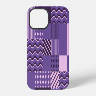 Golven Strepen Stippen: Modern Naadloos. iPhone 12 Hoesje