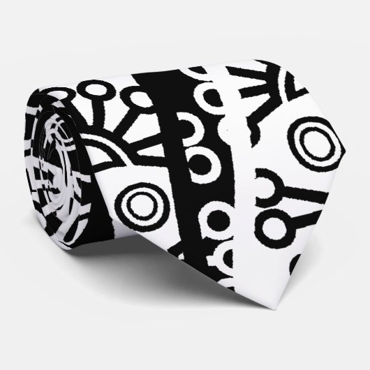 golven stropdas (Opgerold)