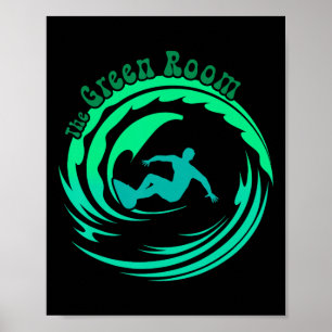 Golven surfen Rrel Buisvormige Westkust Socal Norc Poster
