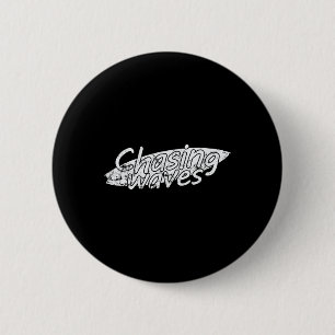 Golven surfen Watersporten volgen Ronde Button 5,7 Cm