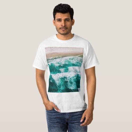 Golven T-shirt (Voorkant volledig)