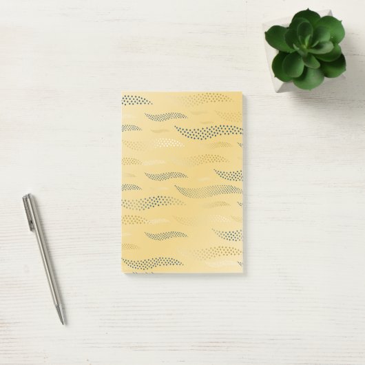 Golven Tijger (gestileerd patroon) 1 Post-it® Notes (Kantoor)
