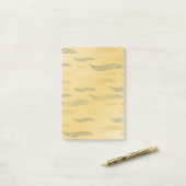 Golven Tijger (gestileerd patroon) 1 Post-it® Notes (Op bureau)