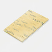Golven Tijger (gestileerd patroon) 1 Post-it® Notes (Schuin)