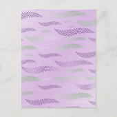 Golven Tijger (gestileerd patroon) 3 Briefkaart (Voorkant)