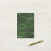 Golven Tijger (gestileerd patroon) 5 Post-it® Notes (Op bureau)