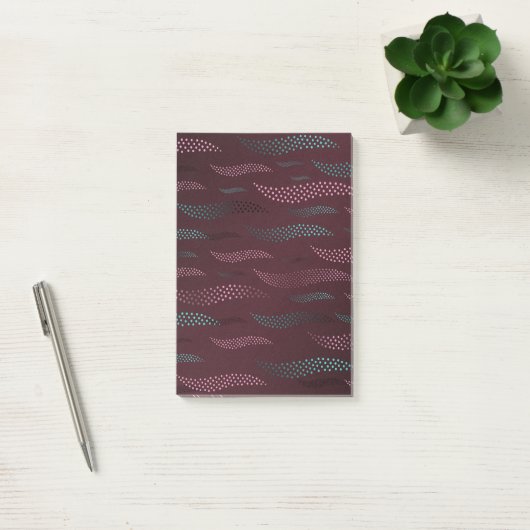 Golven Tijger (gestileerd patroon) 6 Post-it® Notes (Kantoor)