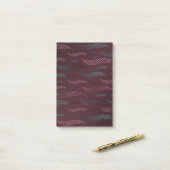 Golven Tijger (gestileerd patroon) 6 Post-it® Notes (Op bureau)
