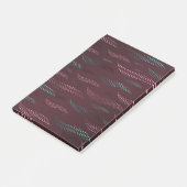 Golven Tijger (gestileerd patroon) 6 Post-it® Notes (Schuin)