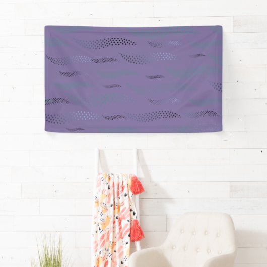 Golven Tijger (gestileerd patroon) 9 Spandoek (Insitu)