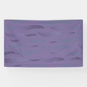 Golven Tijger (gestileerd patroon) 9 Spandoek (Horizontaal)