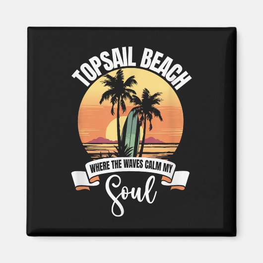 Golven - Topsail Beach Magneet (Voorkant)