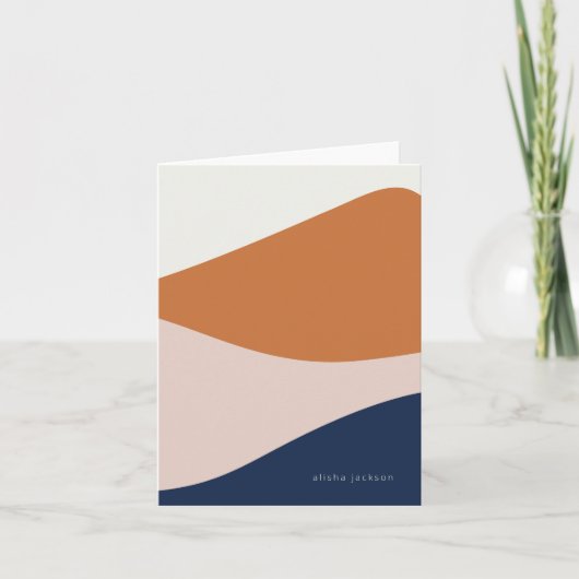 Golven van aanvullingen notitiekaartje (Voorkant)