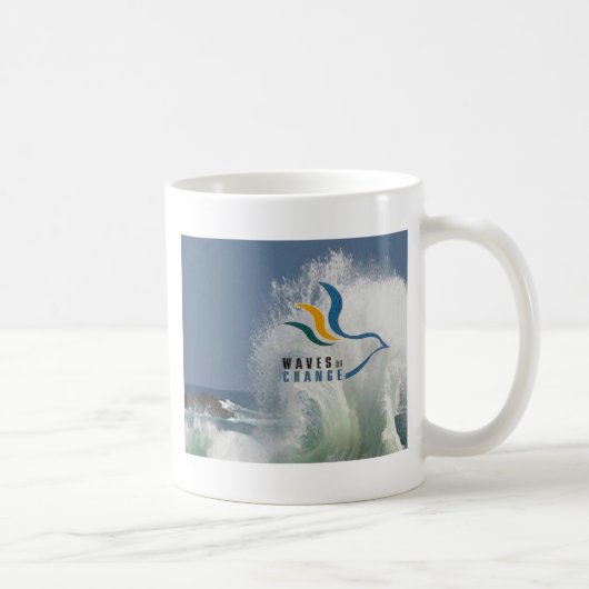 Golven van de Koffiebeker 2 Koffiemok (Rechts)